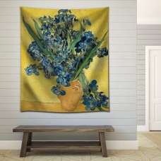 Wall26 "Irises" by Vincent van Gogh Fabric - CVS - 68x80 inches   123310039273